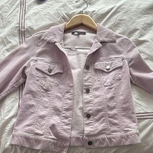Theory Light Pink Jean Jacket